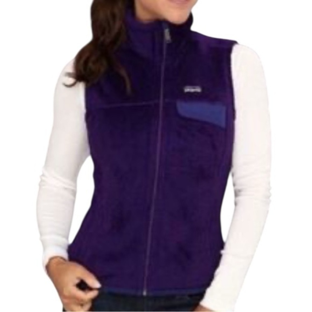 Patagonia Purple Fleece Vest